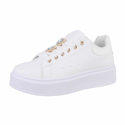 Sneakers josi - alb dama