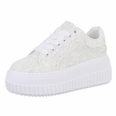 Sneakers josi - alb dama