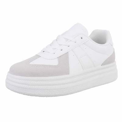 Sneakers josi - alb dama