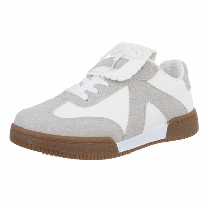 Sneakers josi - alb dama