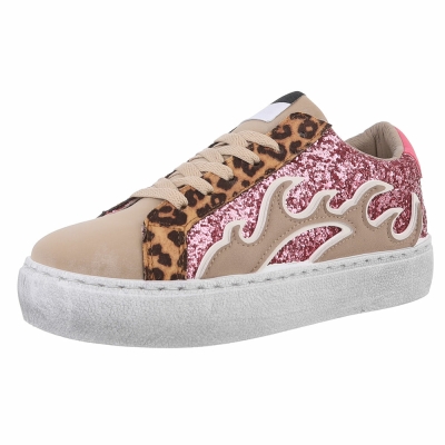 Sneakers josi - imprimeu leopard dama