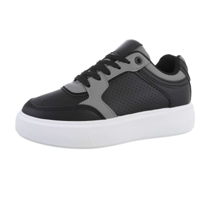 Sneakers platforma - negru dama