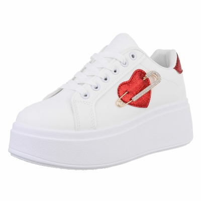 Sneakers josi - rosu dama