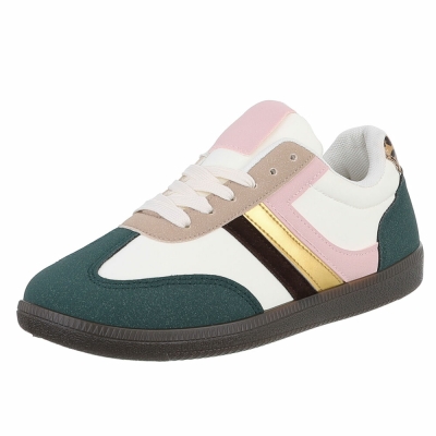 Sneakers josi - verde dama