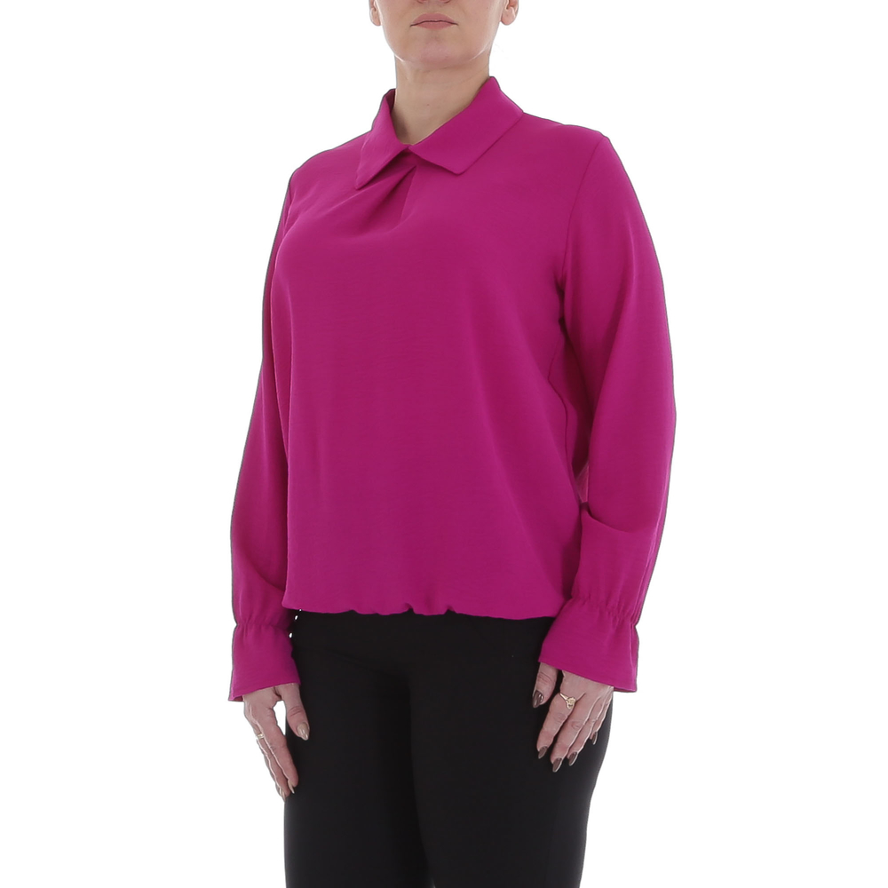 Bluza office maneca scurta - violet dama