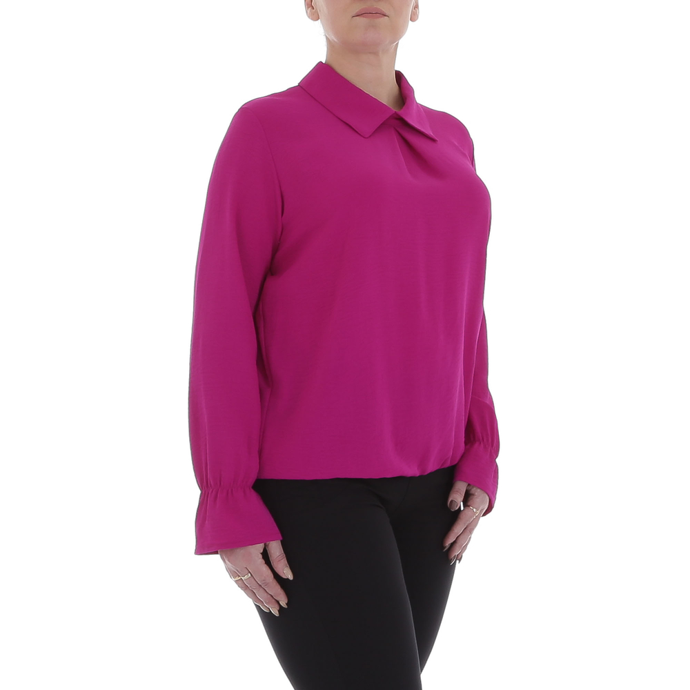 Bluza office maneca scurta - violet dama