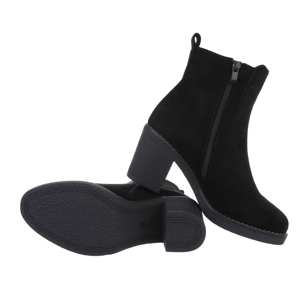 Cizme cu toc gros - blacksuede dama