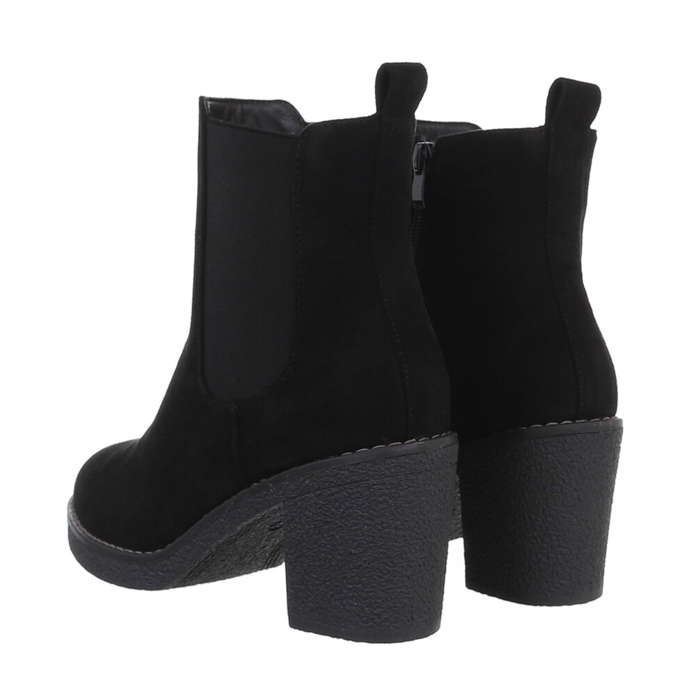 Cizme cu toc gros - blacksuede dama