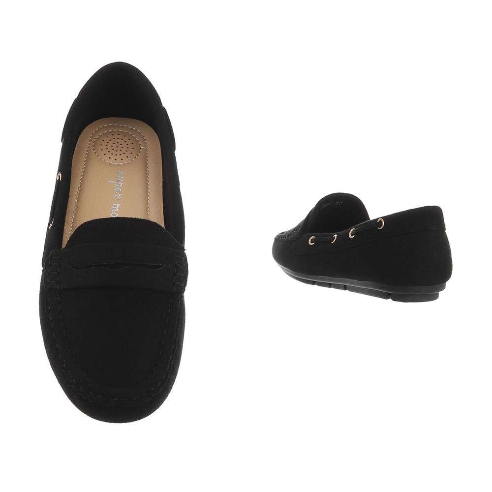 Mocasini office - negru dama