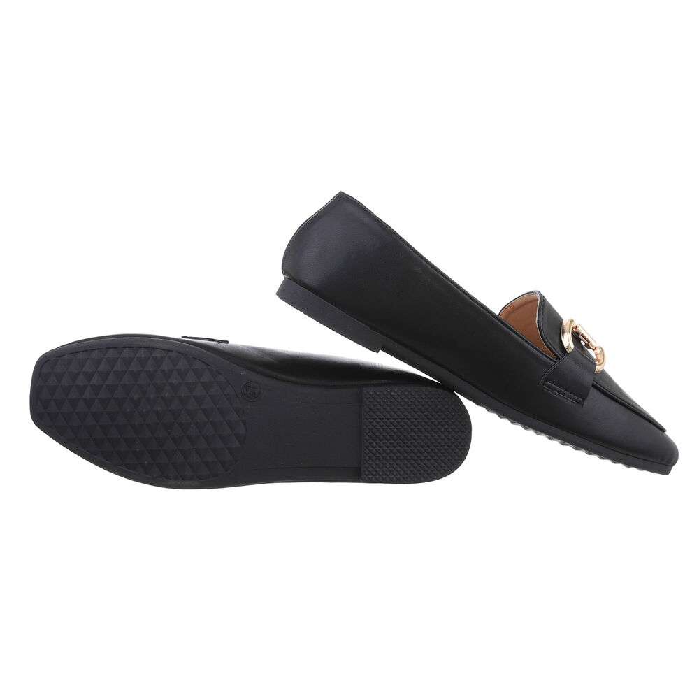 Mocasini eleganti - negru dama