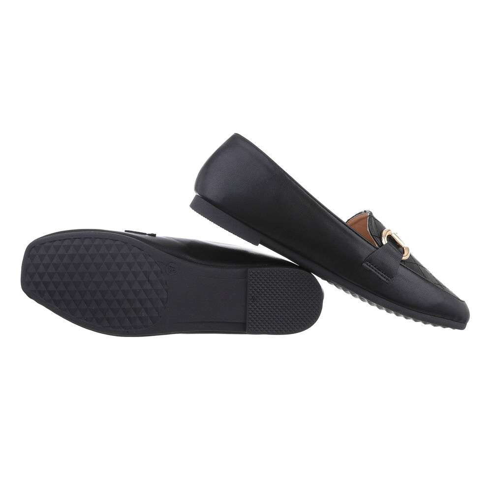 Mocasini eleganti - negru dama