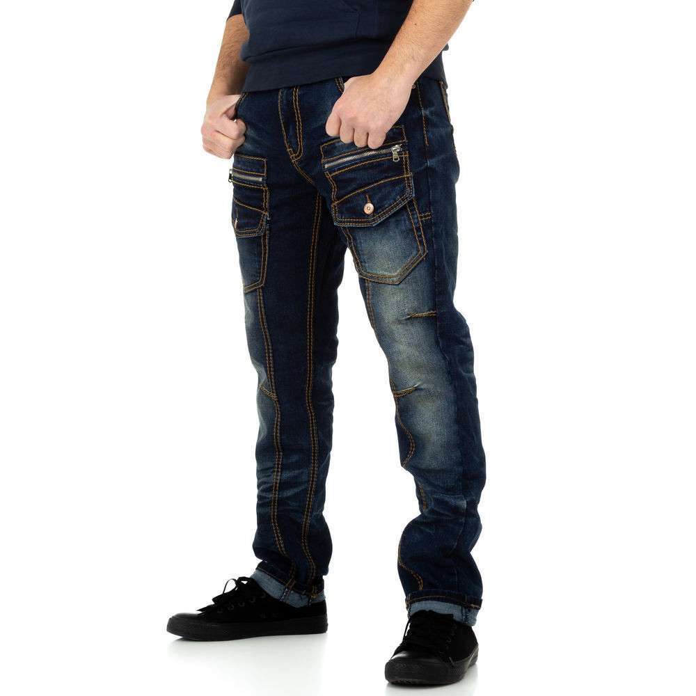 Pantaloni M.Sara denim - DK.albastru barbati