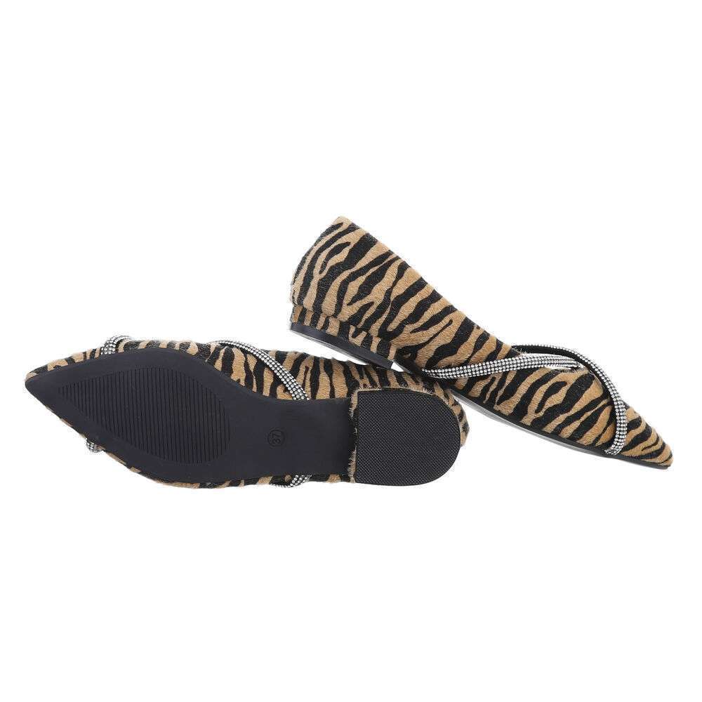 Pantofi clasici - zebra dama