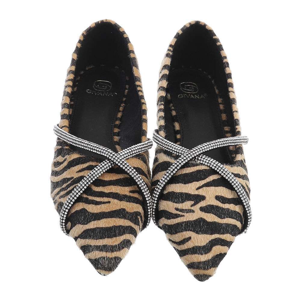 Pantofi clasici - zebra dama