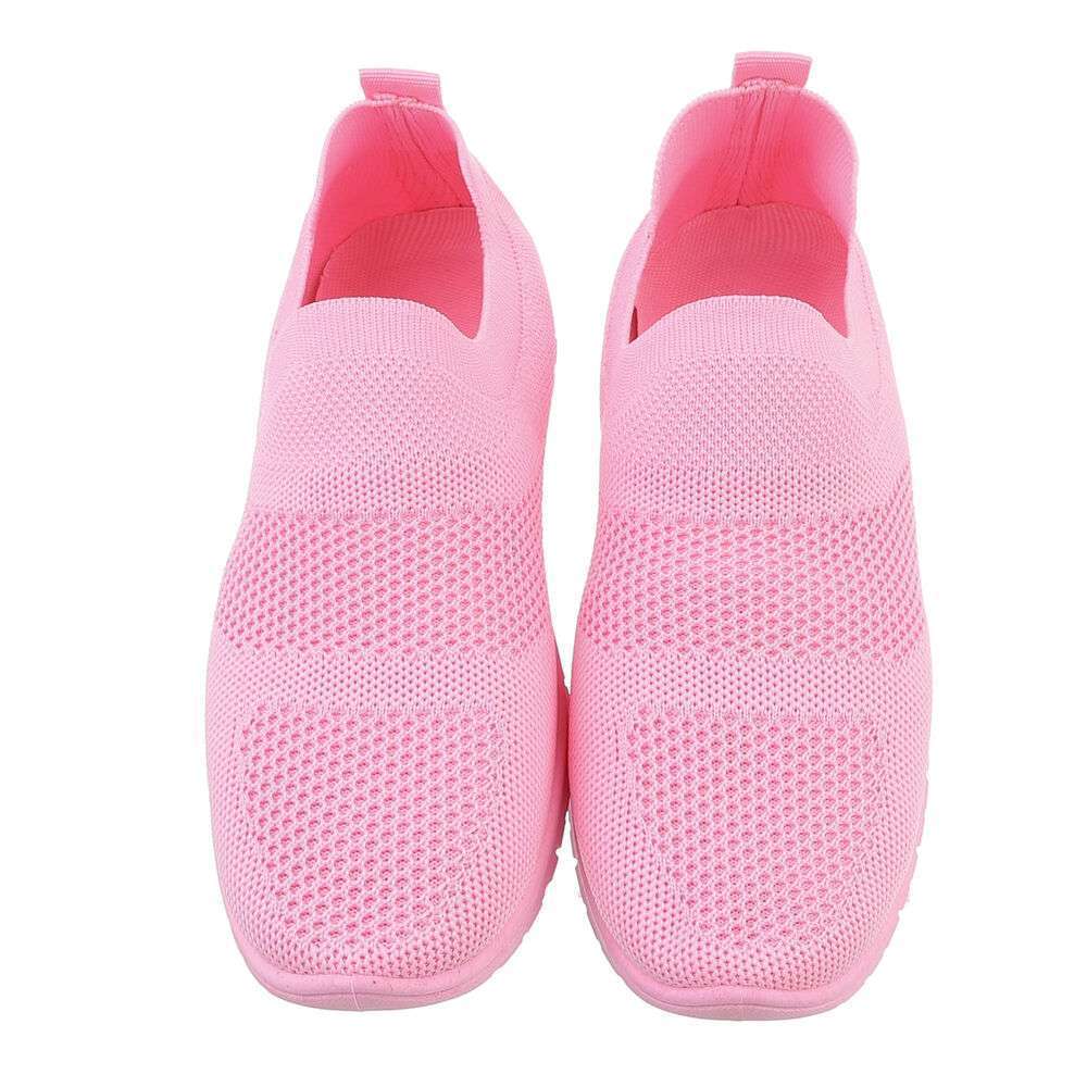 Pantofi sport fara siret - barbiepink dama