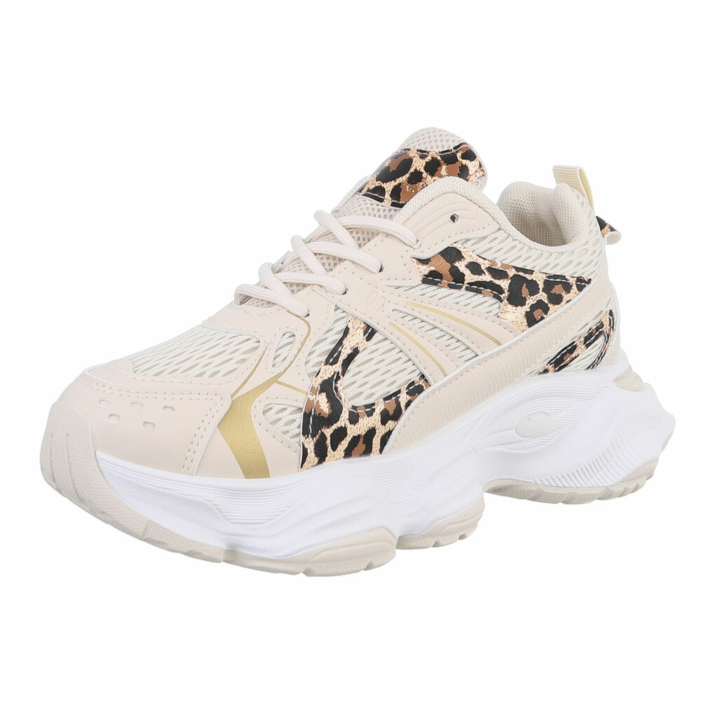 Pantofi sport - imprimeu leopard dama