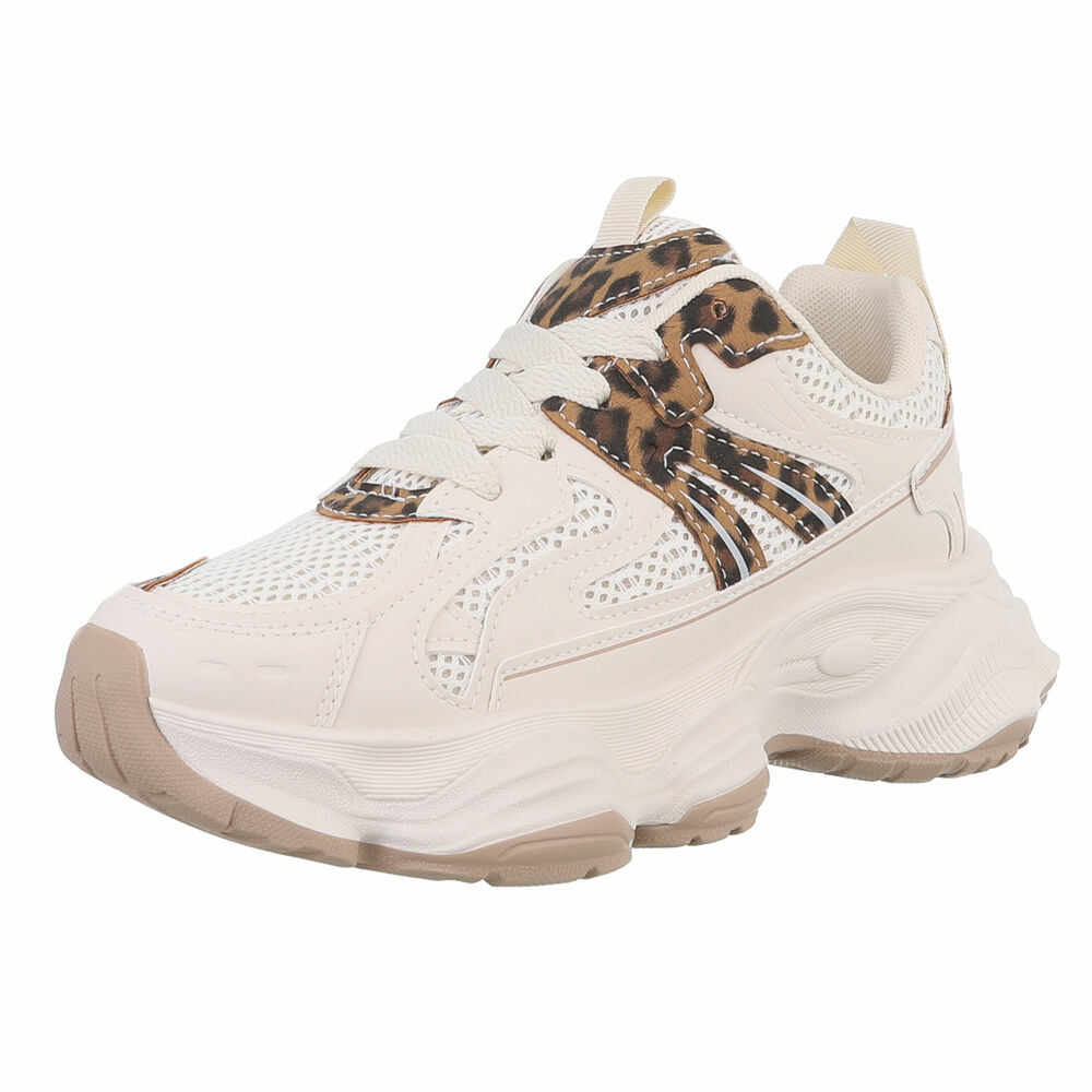 Pantofi sport - imprimeu leopard dama