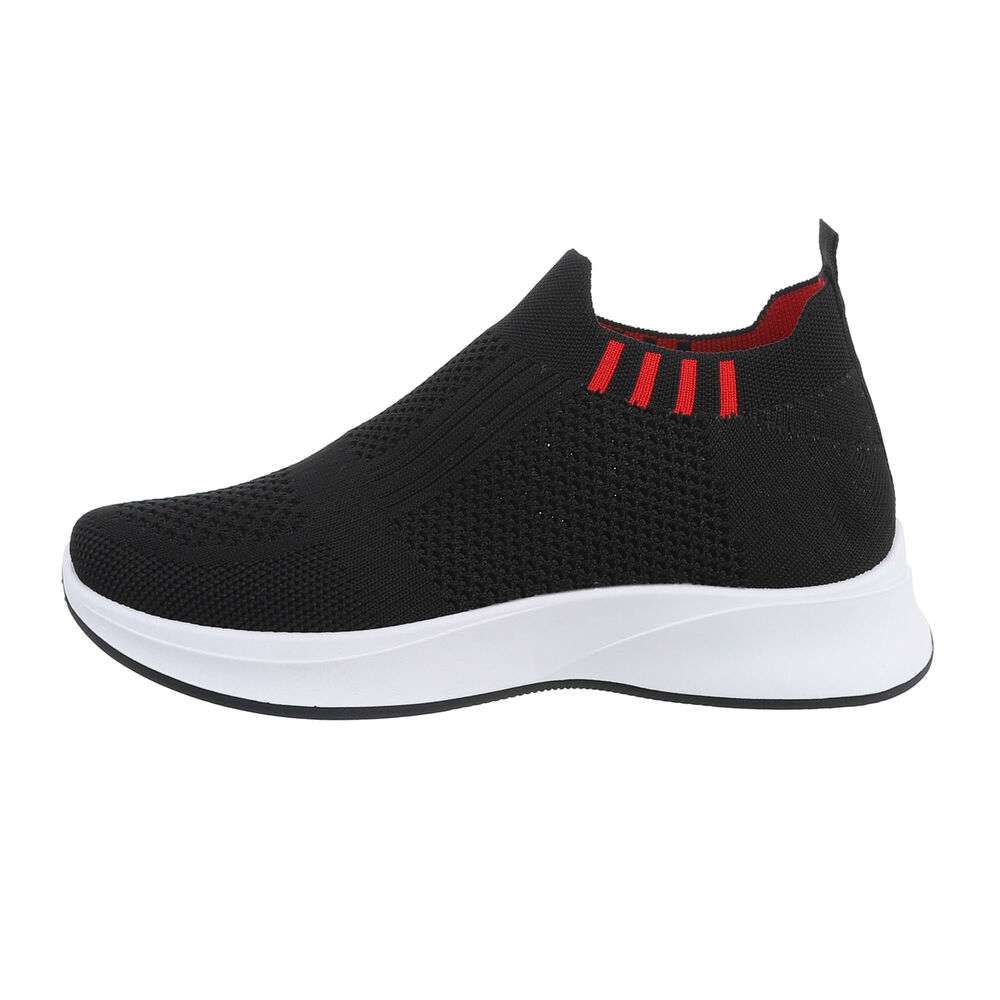 Pantofi sport fara siret - negru dama