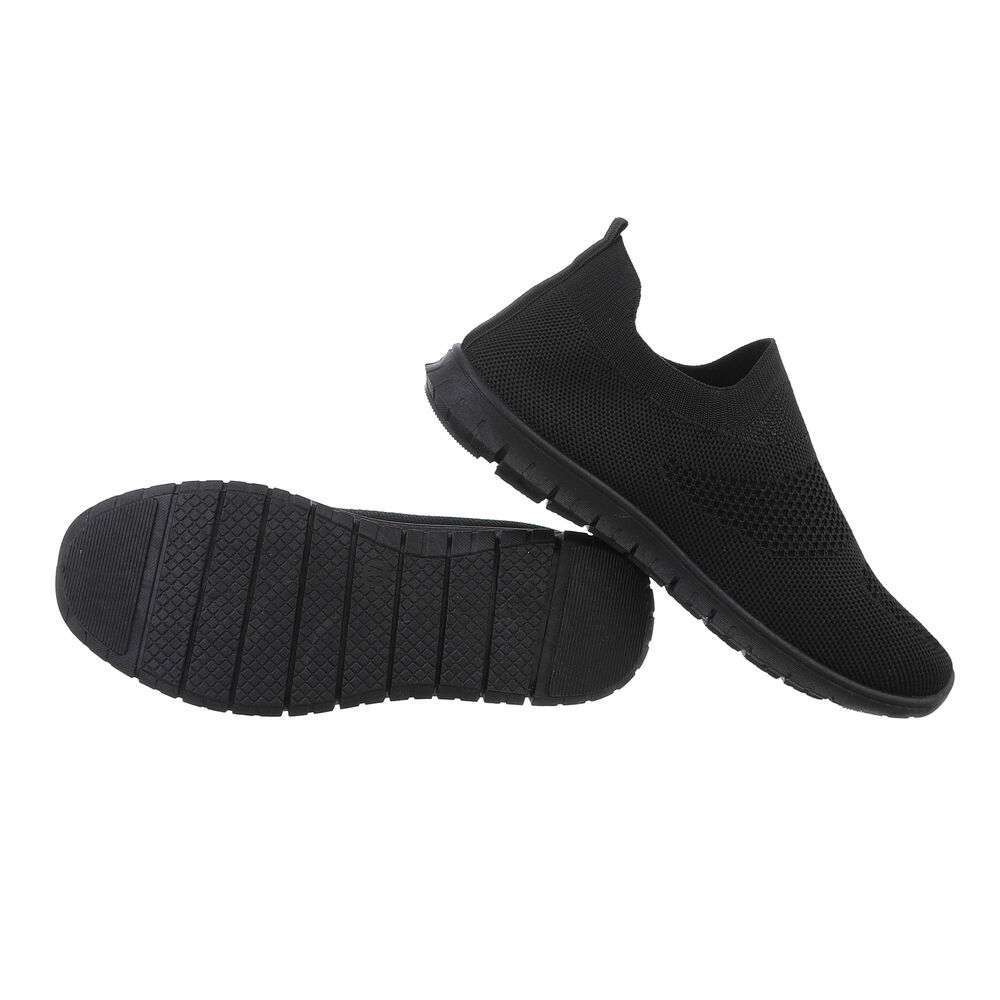 Pantofi sport fara siret - negru dama