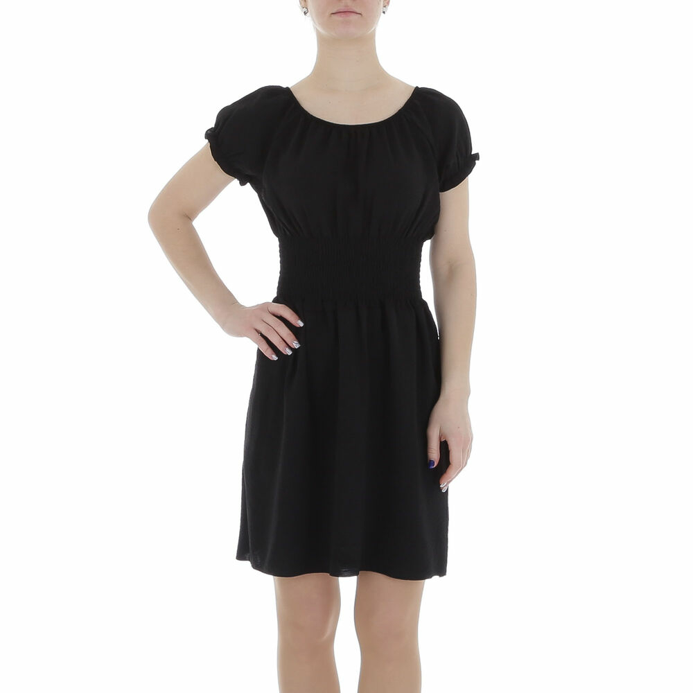 Rochie scurta de vara - negru dama