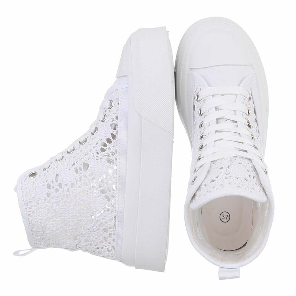 Sneakers inalti- alb dama