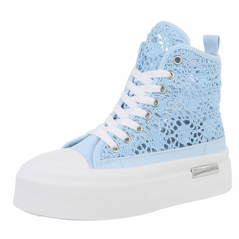 Sneakers inalti- albastru dama