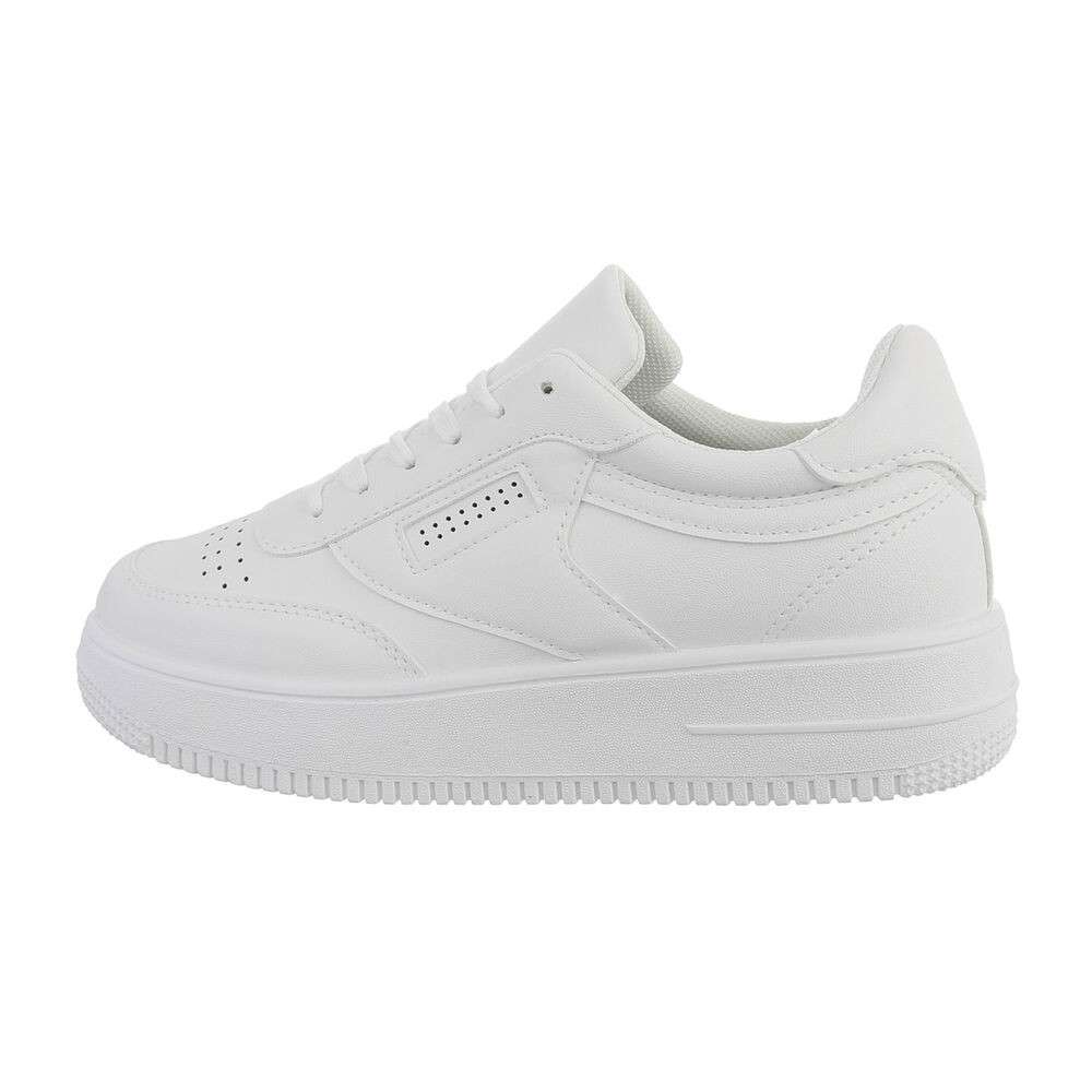 Sneakers talpa groasa - alb dama