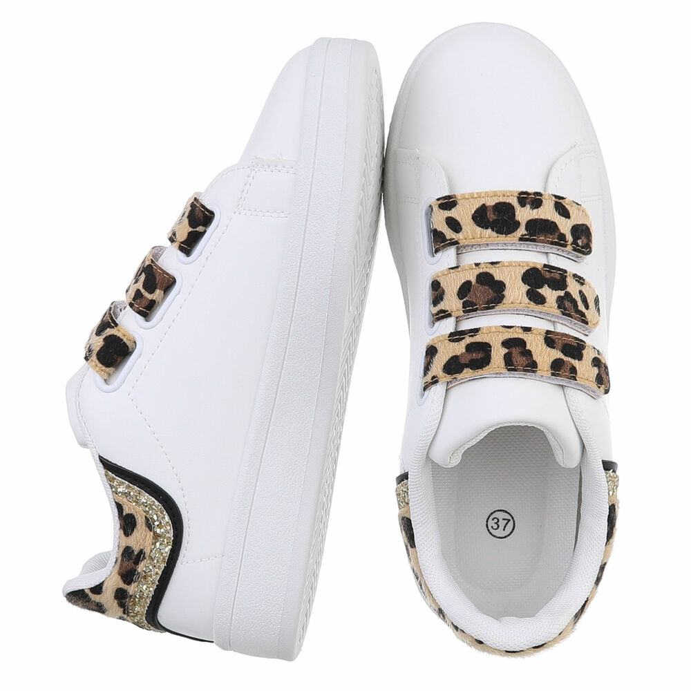 Sneakers cu arici - imprimeu leopard dama