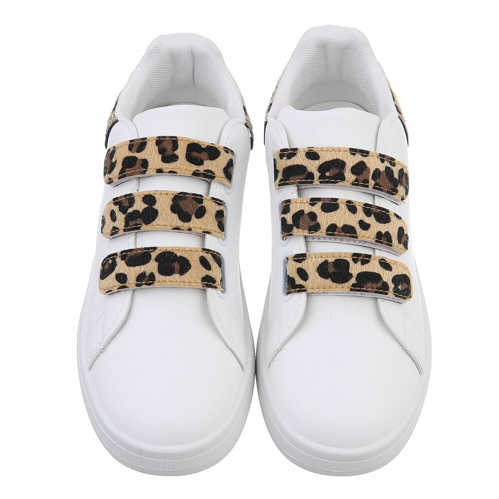 Sneakers cu arici - imprimeu leopard dama