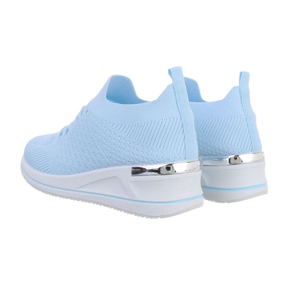 Sneakers cu platforma - L.albastru dama