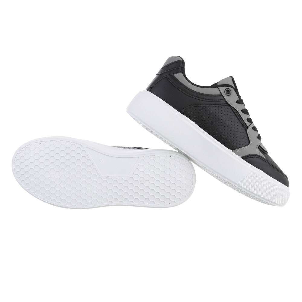 Sneakers platforma - negru dama