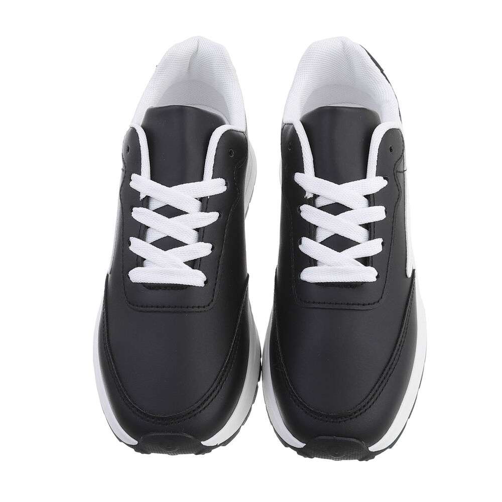 Sneakers platforma - negru dama