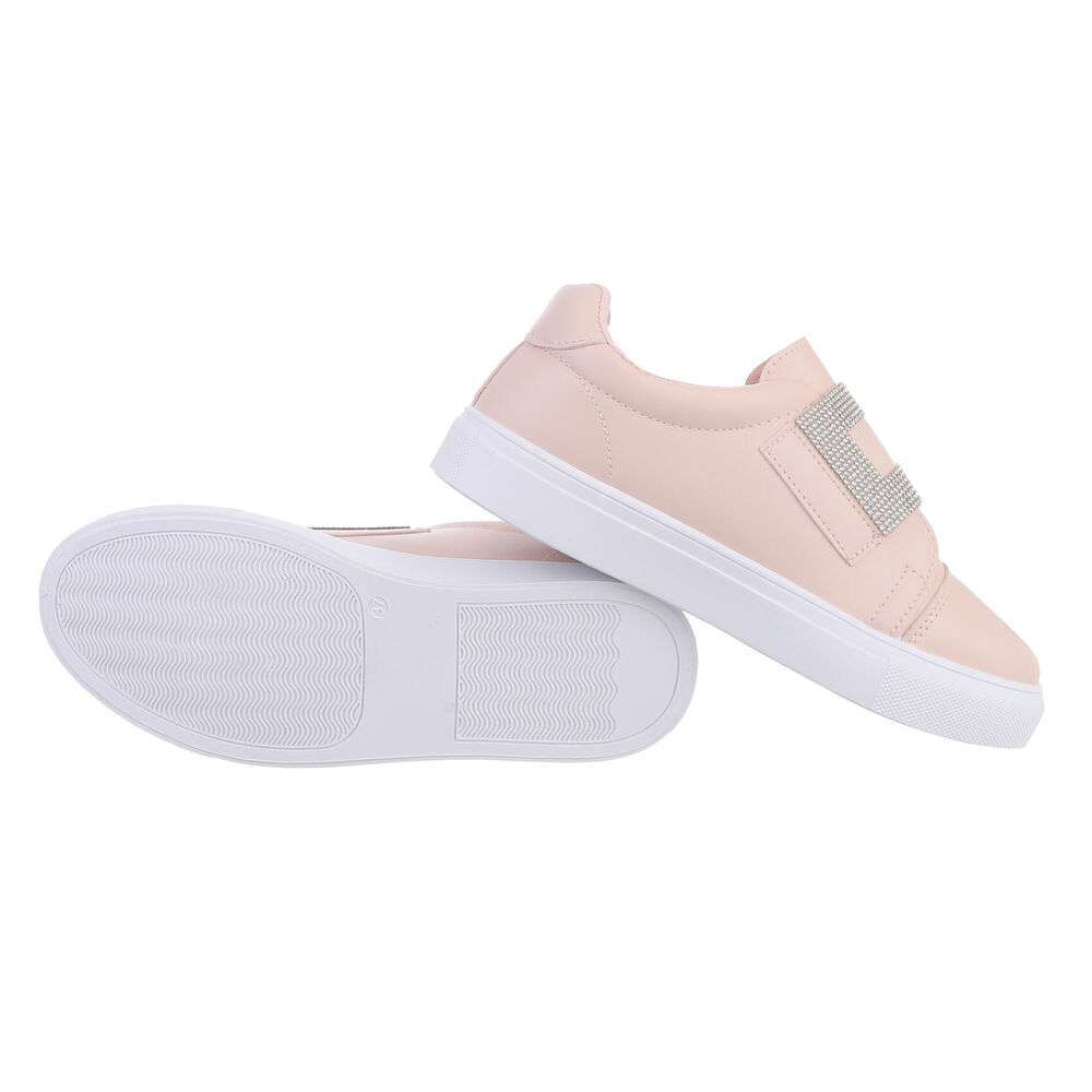 Sneakers cu strasuri - roz dama