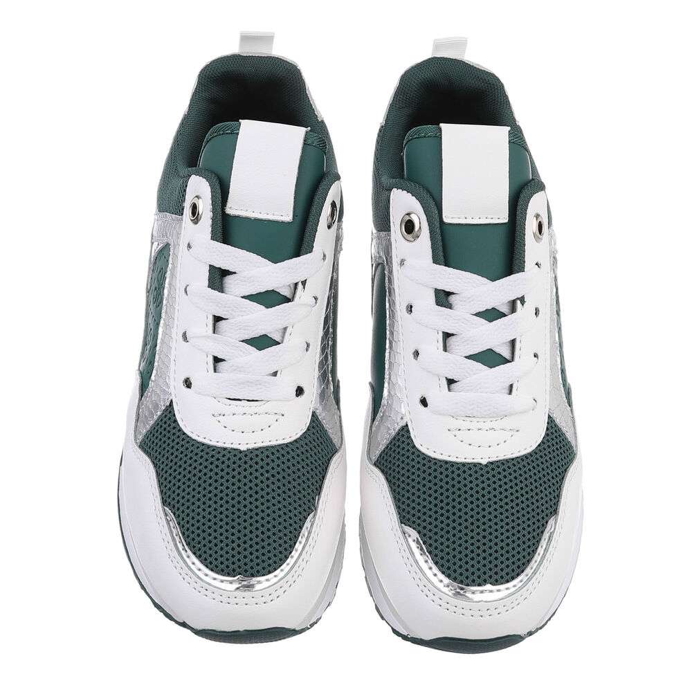 Sneakers josi - verde dama