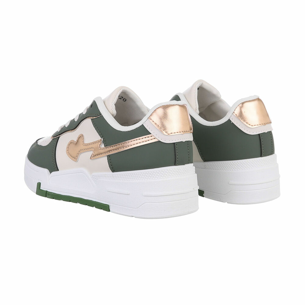 Sneakers josi - verde dama