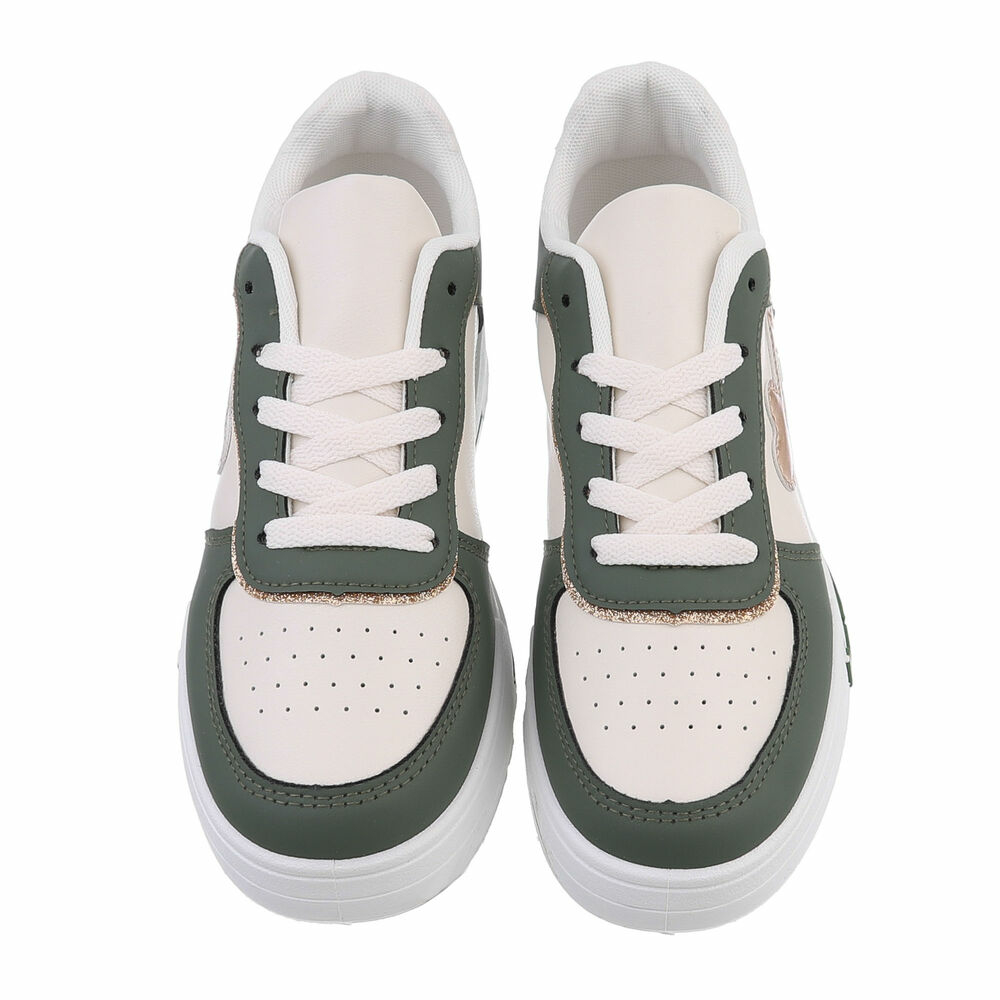 Sneakers josi - verde dama