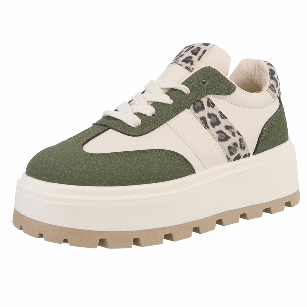 Sneakers josi - verde dama