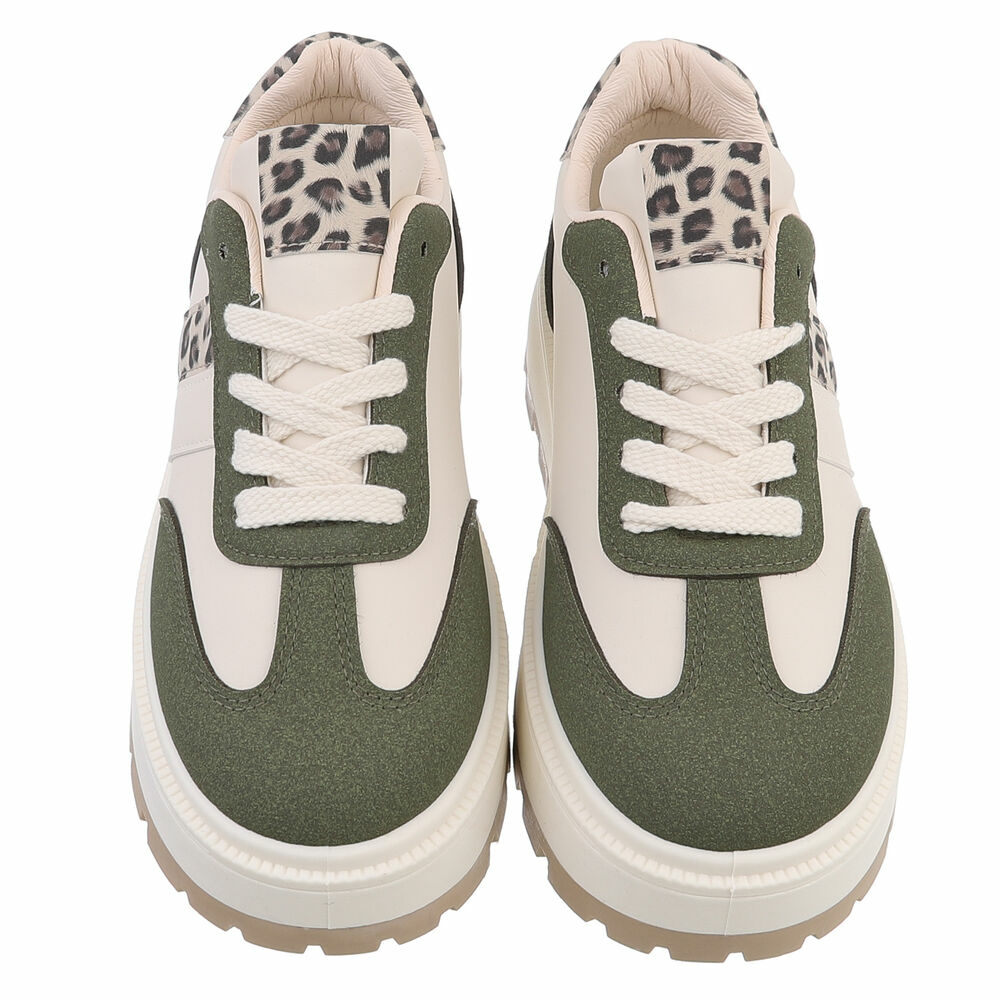 Sneakers josi - verde dama