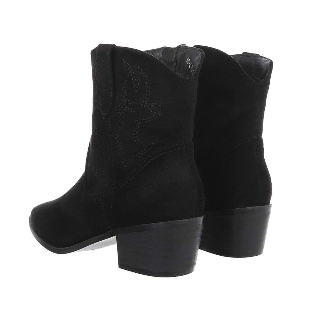 Western- & Cizme Biker - negru dama